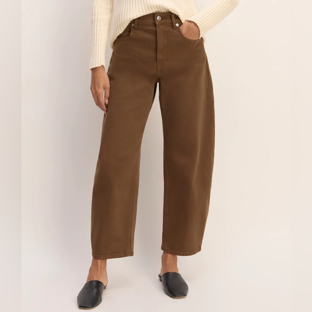 Everlane The Way-High Curve Jean in Cocoa